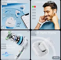 Ultra Pods Bluetooth Earbuds True Wireless Noise Cancelling Touch Control ENC Intelligent Communication IPX4 Rating Superier Sound Headphone (Green)-thumb3