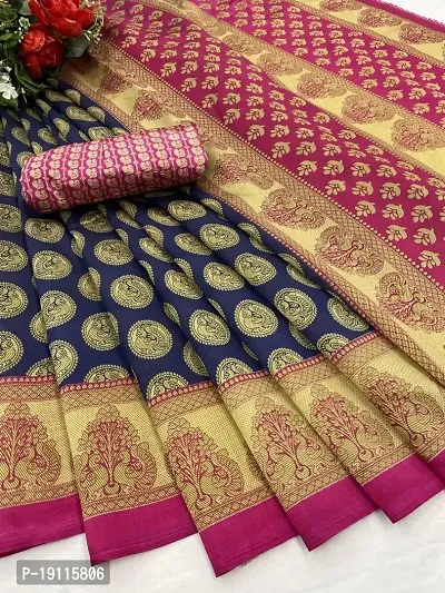 Alifa_Red_Saree (Blue)-thumb2