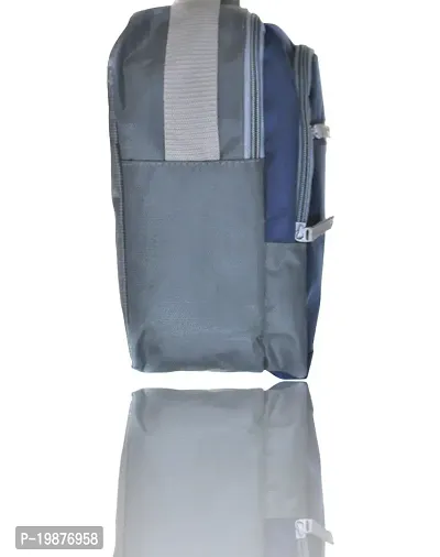 Pursolet Cross Body sling bag Travel Office Business Messenger Bag for Men Women (Blue and Grey)-thumb3