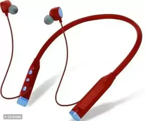 Stylish In-ear  Headphones in Red color in pack of one-thumb0