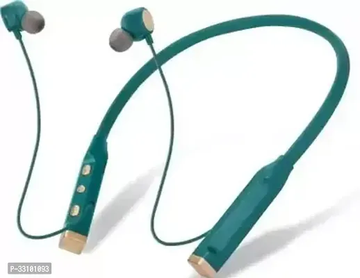 Stylish In-ear  Headphones in Green color in pack of one-thumb0