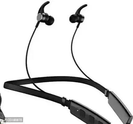 Stylish In-ear  Headphones in Black color in pack of one-thumb0