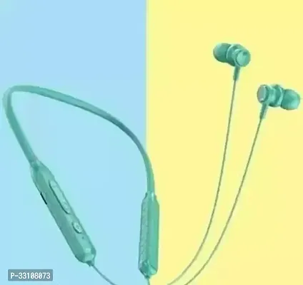 Stylish In-ear  Headphones in Green color in pack of one-thumb0