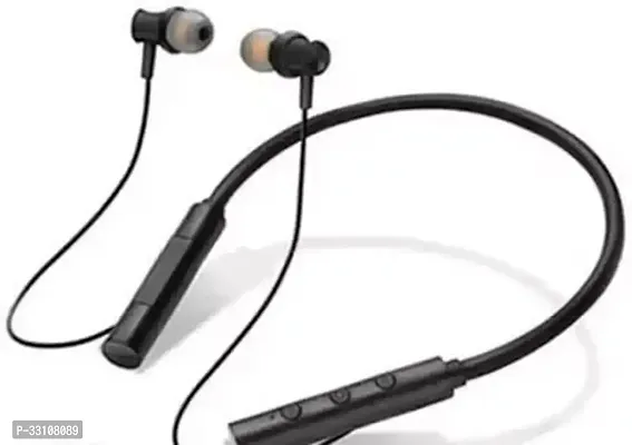 Stylish In-ear  Headphones in Black color in pack of one-thumb0