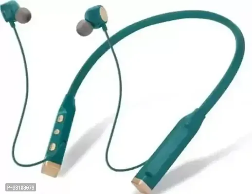 Stylish In-ear  Headphones in Green color in pack of one-thumb0