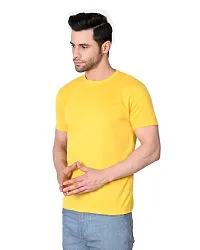 KAPASIYA Men's Round Neck T-Shirt | Plain Half Sleeve T-Shirt | Cotton T-Shirt-thumb1