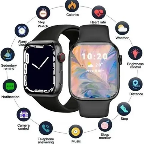 Stylish Black Unisex Smart Watch