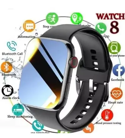 Stylish Black Unisex Smart Watch