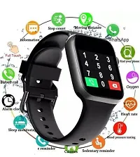 Stylish Black Unisex Smart Watch-thumb2