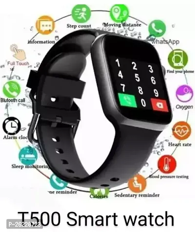 Stylish Black Unisex Smart Watch-thumb0