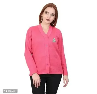 Solid V-Neck Casual Womens Sweaters