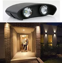 Prescent Led 4 Watts UP Down Modern Wall Light for Indoor Outdoor Use (4 Watts, Warm White)-thumb1