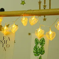 Prescent Heart Photo Clips String Lights Indoor Fairy String Lights for Hanging Pictures Bedroom Wall Patio Wedding Party Decoration-thumb1