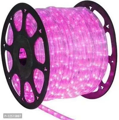 Prescent Led Waterproof Rope Light 3014 with Adapter for Diwali, Christmas, and All Other Festivals and During B'day, Anniversary, Special Occasions and Much More (Pink-5 Meters)