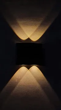 Prescent Led 4 Watts UP Down Modern Wall Light for Indoor Outdoor Use (4 Watts, Warm White)-thumb2