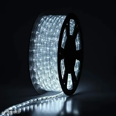 Prescent Led Waterproof Rope Light 3014 with Adapter for Diwali, Christmas, and All Other Festivals and During B'day, Anniversary, Special Occasions and Much More (White-5 Meters)