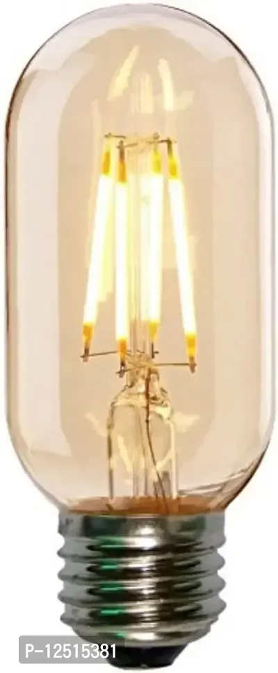 Prescent T45 Led Amber Bulb E27 Base Warm White Edison Filament Bulb for Vintage Effect, Pendants and Decoration (pack of 2)-thumb2