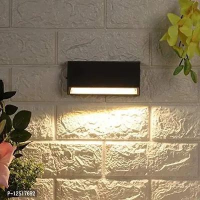 Prescent 4 Watt Led Up/Down Waterproof Wall Light Footlight for Indoor Outdoor Use (4W, Warm White)