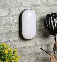 Prescent Led 8W Overhead Oval Shaped Outdoor Wall Light (Warm White, 8W)-thumb4
