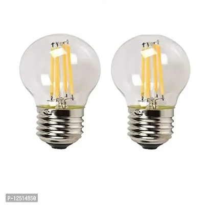 Prescent 4W Led G45 Filament Edison Antique bulb for Home decoration, Chandeliers, and to give a Vintage Effect to Balconies, Hotels, Motels, Bars and much more (4W, Pack of 1)