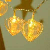 Prescent Heart Photo Clips String Lights Indoor Fairy String Lights for Hanging Pictures Bedroom Wall Patio Wedding Party Decoration-thumb3