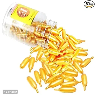Vitamin E Facial Essense Soft Gel Capsules 60 Pcs (Multicolor)-thumb3