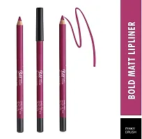 Bold Matte Lipliner Pencil | Long Stay | Smudge Free | Waterproof | Creamy Lip Liner Pencil| Combo of 2-thumb4