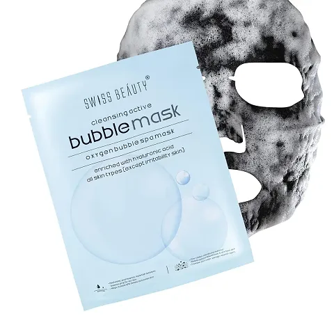 Swiss Beauty Cleansing Active Bubble Mask, 30ml