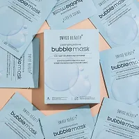 Swiss Beauty Sheet Mask Bubble Mask with Hyaluronic Acid for DeepCleansing , Remove Extra Oil  (Pack of 2)-thumb2