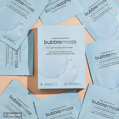 Swiss Beauty Bubble Mask Enriched with Hyaluronic Acid with Water- glycerin Balance , Deep Cleansing (Pack of 10))-thumb3