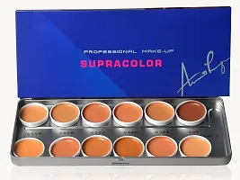 KRYOLAN ( 100% Original ) SupraColor Foundation Palette 12 Color Palette-thumb1