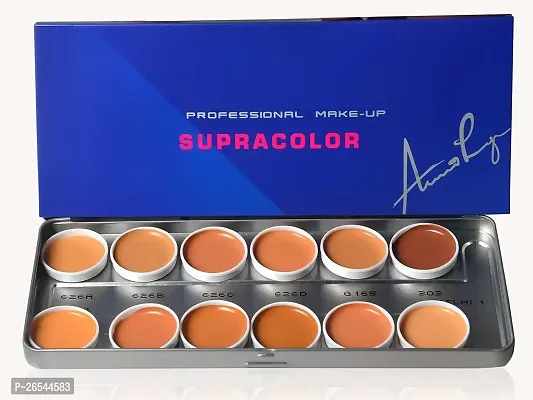 KRYOLAN ( 100% Original ) SupraColor Foundation Palette 12 Color Palette-thumb2