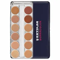 KRYOLAN ( 100% Original ) SupraColor Foundation Palette 12 Color Palette-thumb2