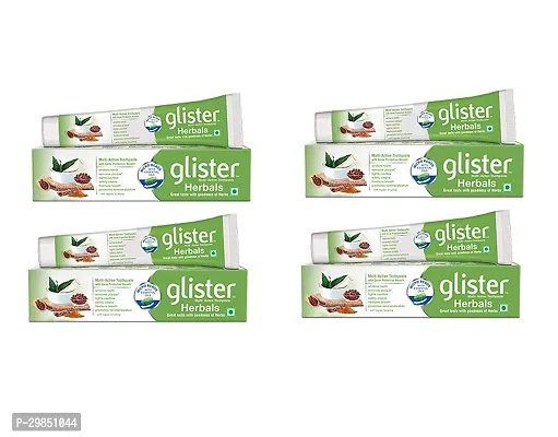 Amway Glister Multi-Action Herbal Gum Protection Toothpaste  - Pack of 4