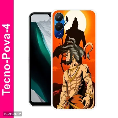 Stylish Multicolor Plastic Printed Case Cover for Tecno pova 118-thumb0