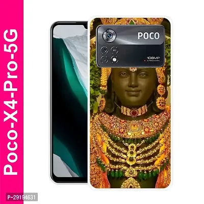 Stylish Multicolor Printed Plastic Back Cover for for POCO X4 Pro 5G