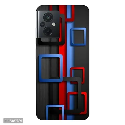 Stylish Multicolor PlasticPOCO M5Back Cover