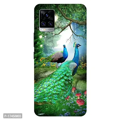 Stylish Multicolor PlasticVivo V20 ProBack Cover