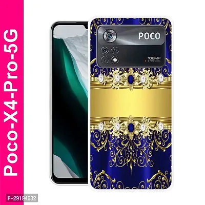 Stylish Multicolor Printed Plastic Back Cover for for POCO X4 Pro 5G
