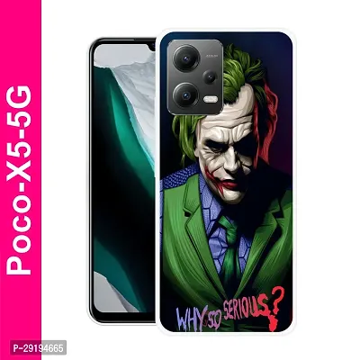 Stylish Multicolor Printed Plastic Back Cover for POCO X5 5G