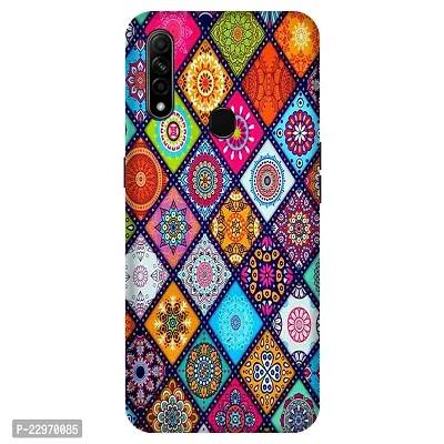 Stylish Printed Multicolor Hard Case Cover for Oppo A31-thumb0