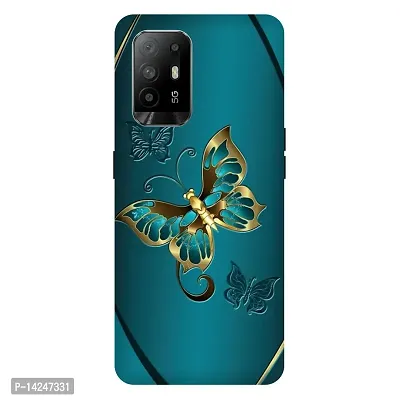 Stylish Multicolor Plastic OPPO F19 Pro Plus Back Cover