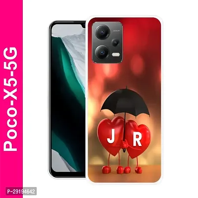 Stylish Multicolor Printed Plastic Back Cover for POCO X5 5G-thumb0