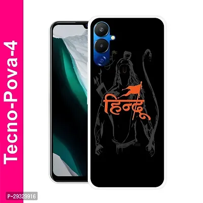 Stylish Multicolor Plastic Printed Case Cover for Tecno pova 116-thumb0