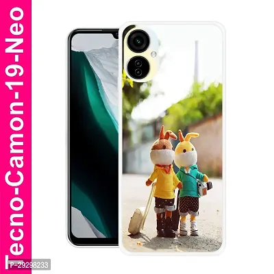 Stylish Multicolor Printed Plastic Back Cover for Tecno Camon 19 Neo