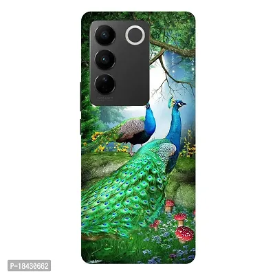 Stylish Multicolor Plasticvivo V27 ProBack Cover-thumb0