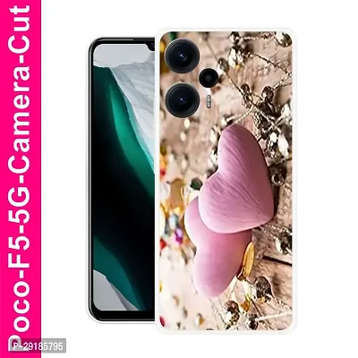 Stylish Multicolor Printed Plastic Back Cover for POCO F5 5G-thumb0