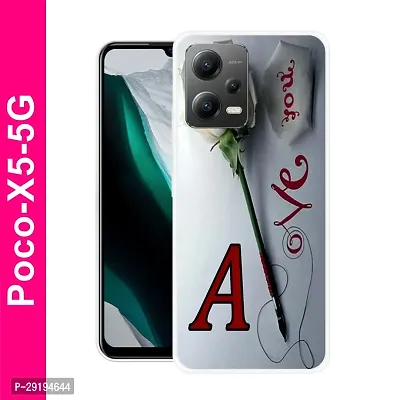 Stylish Multicolor Printed Plastic Back Cover for POCO X5 5G