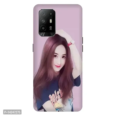 Stylish Multicolor Plastic OPPO F19 Pro Plus Back Cover