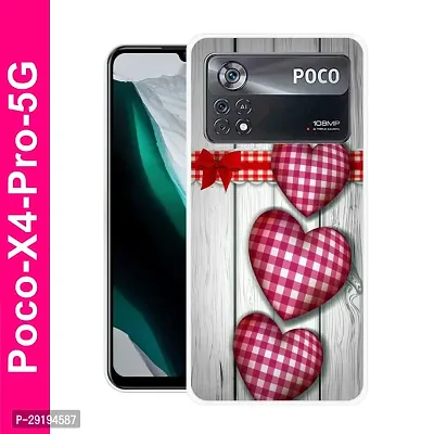 Stylish Multicolor Printed Plastic Back Cover for POCO X4 Pro 5G